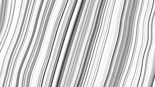 白色背景 灰色的绘画描绘的线条在动画中朝着不同的方向运动 好像在蔓延 高质量的4K镜头 — 图库视频影像