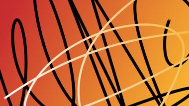 Çizgiler renkli arkaplanda girdaplar çizer. Hareket. Basit çizgiler zikzak eğrileri çizer. Işık arkaplanı üzerinde basit çizgileri olan dairesel desenler. 