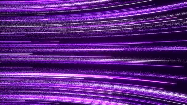 Fundal Portocaliu Violet Mișcare Linii Orizontale Albe Strălucitoare Care Apar — Videoclip de stoc