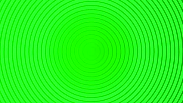 集中した円を動かす ムーブメント 音響リングネオンバックグラウンド オンライン信号伝送プロセス — ストック動画