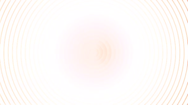 Белый Яркий Фон Синий Оранжевый Круги Анимации Которые Двигаются Разных — стоковое видео