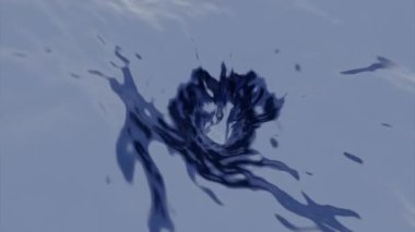 Soyut su girdabı arka planı. Tasarım. Girdap etrafındaki renkli sularda dalgalanmalar