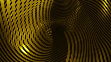 Göz kamaştırıcı bir geçmiş. Görev. Soyutlamada sarı ve parlak çizgiler yavaşça kıvrılıp hareket yaratıyor. Yüksek kalite 4k görüntü