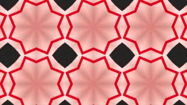 Parlak bir geçmişi var. Hareket. Animasyondaki renk ve şekillerin kaleydoskopunda çok renkli desenler. Yüksek kalite 4k görüntü