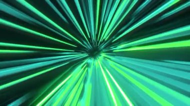 Çizgilerin ve çizgilerin hareketleriyle soyut bir arkaplan. Hareket. Enerji akışı, dönen tünelin içinde uçan kozmik desen