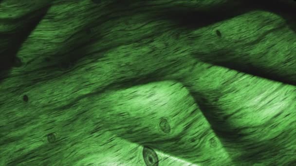 Зелене Погойдування Полотна Motion Light Floor Який Розсувається Мультиплікаційній Анімації — стокове відео
