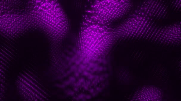 Фіолетовий Зелений Фон Дизайн Світлові Плями Абстракції Яскравим Освітленням Вгору — стокове відео