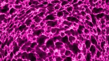 Kafadaki nöronlar, insan beynindeki nöroaktivitenin görselleştirilmesi. Hareket. Bağlı nöronlara sahip tıbbi ve bilimsel altyapı