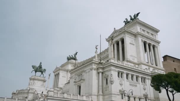 Italien Milano Augusti 2022 Italiens Berömda Byggnader Börja Vackra Monument — Stockvideo