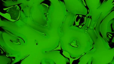 Akışkan resim videosu, soyut akrilik doku ve akış efekti. Tasarım. Sıvı boya karıştırma ve hareket 