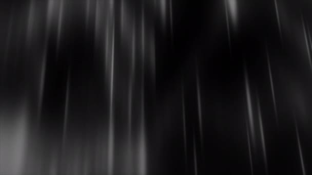 Luces Monocromas Abstractas Aurora Boreal Por Todo Cielo Negro Moción — Vídeo de stock