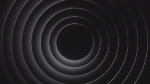 Arrière Plan Avec Cercles Ombre Tournante Motion Couches Avec Cercles — Video