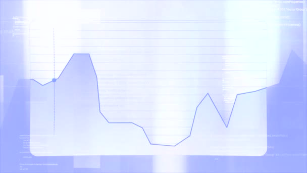 Ponto Movimento Diagrama Moção Point Move Gráfico Com Valores Diferentes — Vídeo de Stock