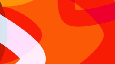 Animasyondaki parlak geometrik çizgiler. Hareket. Renkli figürler animasyon arka planında katmanlar halinde hareket eder. Giriş veya ekleme için figürlerle canlandırılmış arkaplan. 