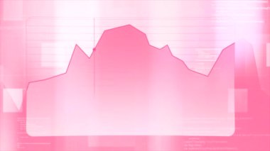 Nokta diyagrama göre ilerliyor. Hareket. Nokta grafik üzerinde farklı değerlerle hareket eder. Hareket eden nokta ile grafik diyagramının değerleri. 