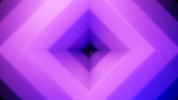 Гипнотический Треугольный Узор Дизайн Централизованная Геометрическая Картина Движется Пульсациях Гипнотическая — стоковое видео