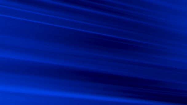 蓝色背景上的蓝色闪光光束 摘要在网络空间中 光线模糊了直射 — 图库视频影像