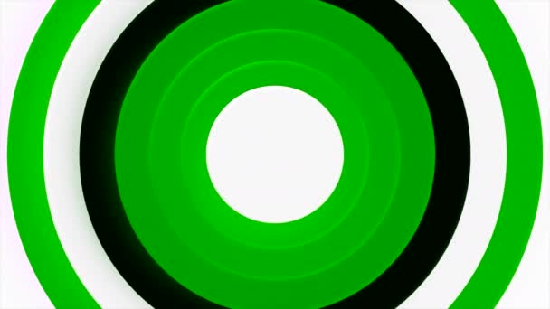 Fundal Roz Verde Mișcare Cercuri Luminoase Mai Mari Mai Mici — Videoclip de stoc
