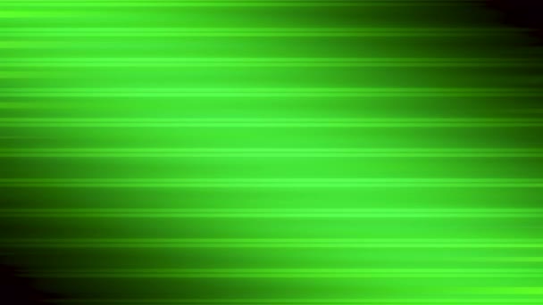 Parallele Horizontale Streifen Grüner Farbe Bewegung Verschwommene Bunte Fließende Linien — Stockvideo