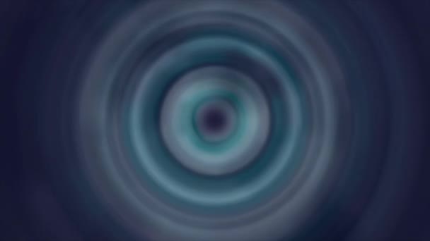 Hypnotische Animatie Met Pulserende Gloeiende Ringen Beweging Gecentraliseerde Cirkels Gloeien — Stockvideo