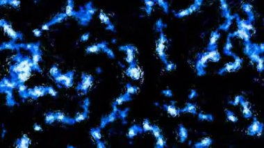 Mikroplar ve solucanlar, biyolojik soyut kalıplar. Tasarım. Mikroskop altında hareket eden soyut solucanlar 