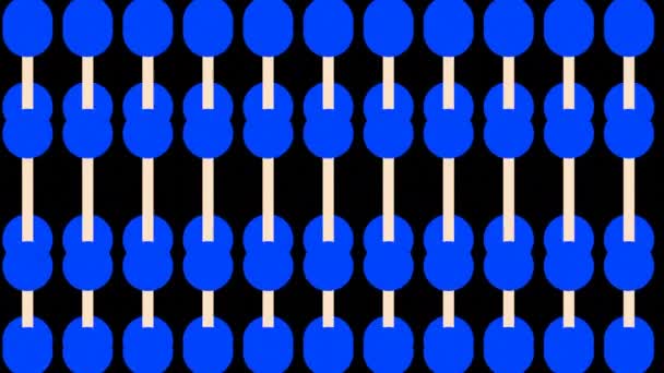 Fond Noir Bleu Avec Des Motifs Changeants Design Animation Dessins — Video