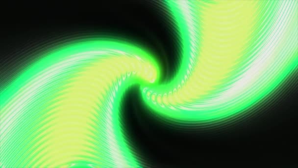 Лінія Кривої Потоку Барвистим Світінням Рух Стильна Анімація Яскравим Потоком — стокове відео
