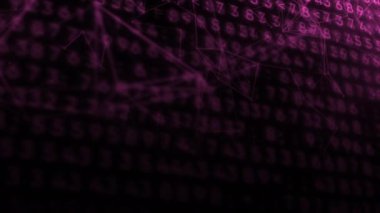 Vurgulanmış sayılar kümesinin arkaplanı. Hareket. Belirli sayısal değerlere sahip bir dizi program numarası. Parlak parmaklı sayısal kodlar. 