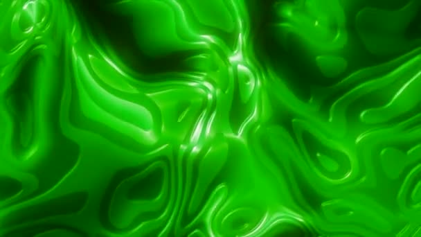 Fond Abstrait Liquide Lisse Ondulant Sur Tout Écran Motion Texture — Video