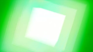 Kare tünel gibi soyut renkli bir rüya. Hareket. Dikdörtgen şekilli koridorda ilerlerken