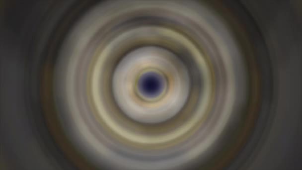 Glühend Braune Verschwommene Kreise Mit Einem Schwarzen Punkt Der Mitte — Stockvideo