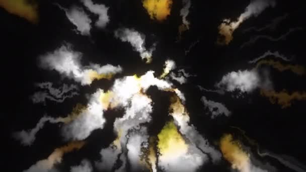 Abstrakt Sprida Tentakler Okänd Utomjordisk Varelse Rörelse Alien Varelse Med — Stockvideo