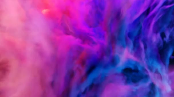 Colorful Bright Dust Design Light Background Animation Which Bright Multicolored — Stock Video