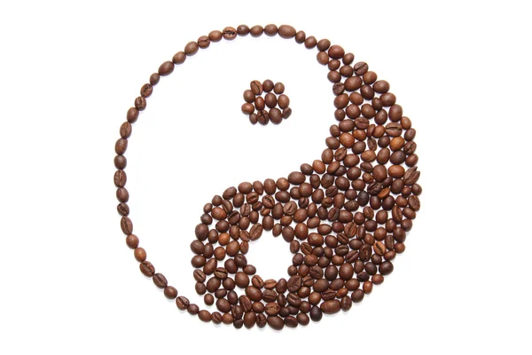 Jing jang of coffee — Stock Photo, Image