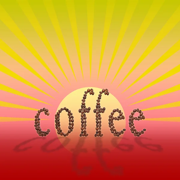 Signo de café — Foto de Stock