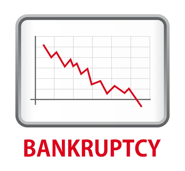 Bankrupcy — Stock Vector