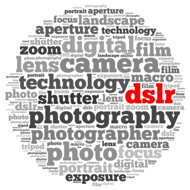 kamera INFO-metin grafik