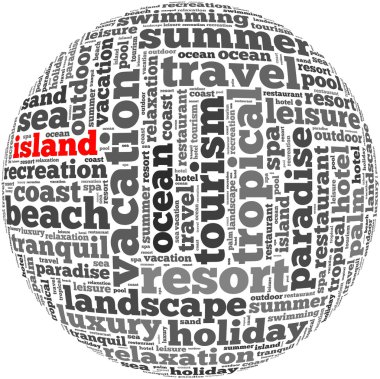 Bilgi-metin grafik ve düzenleme kavramı (kelime bulutu)