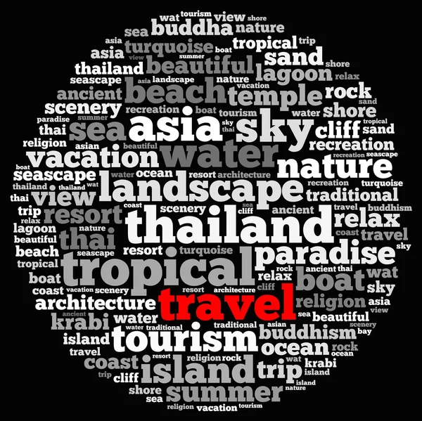 Thailand info-text graphics — Stock Photo, Image
