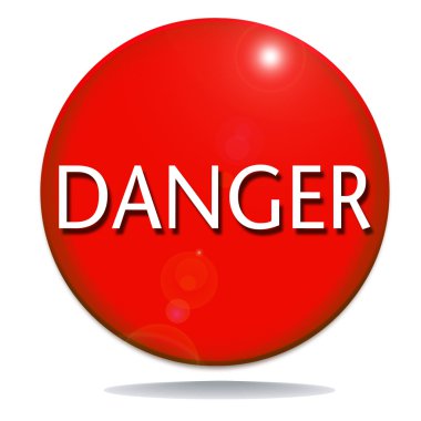 bilgi metni kavramı kırmızı simge üzerinde