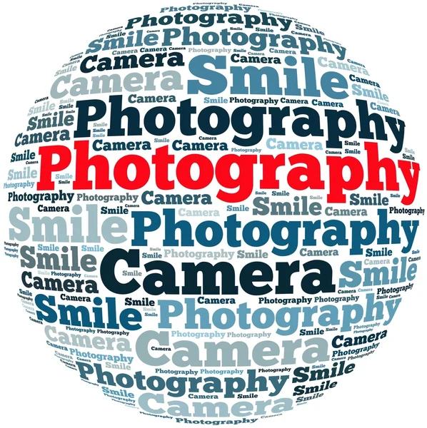 Photography info-text graphics — Stock Photo, Image