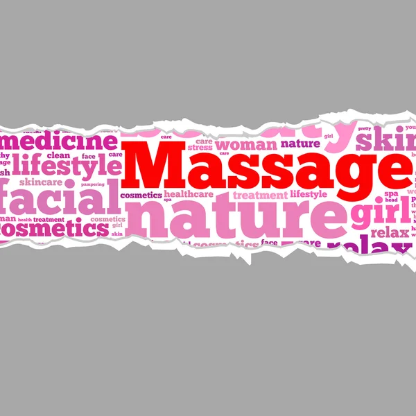 Torn Paper with massage info-text graphics — Stock Photo, Image