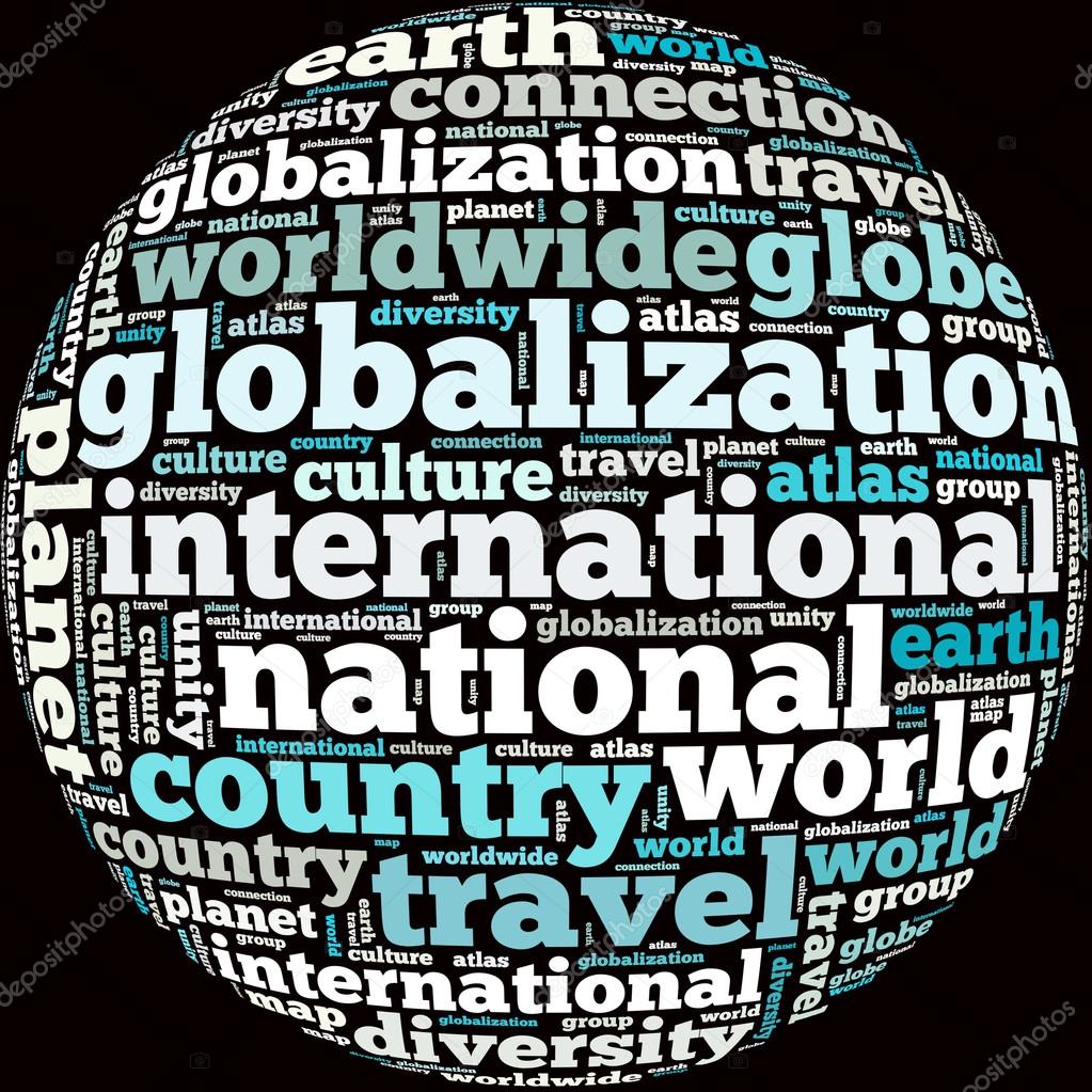 International info-text graphics