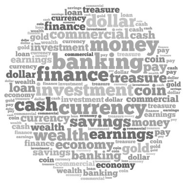 Bilgi-metin grafik ve düzenleme kavramı (kelime bulutu)