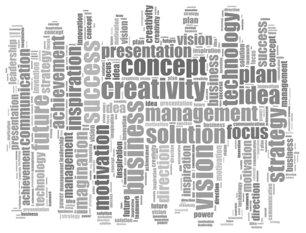 Info-text graphics and arrangement concept (word cloud) — Stock Photo, Image