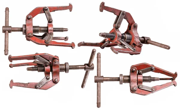 Metal Bearing Puller Tools Used Car Workshops — 图库照片