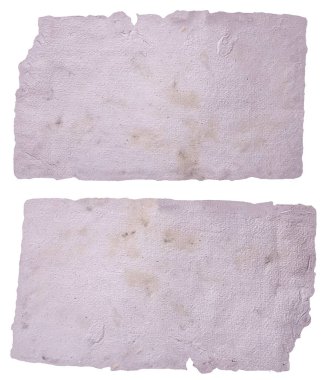 Doğal teknolojiyle elde edilen bir kağıt parçası..