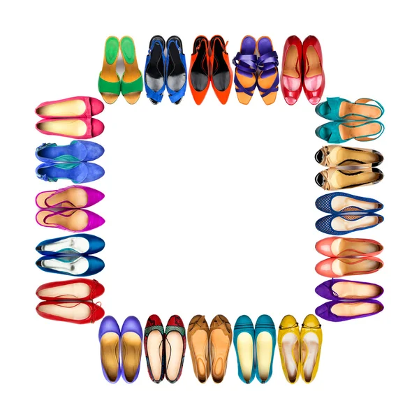 Zapatillas hembra multicolor frame-3 — Foto de Stock