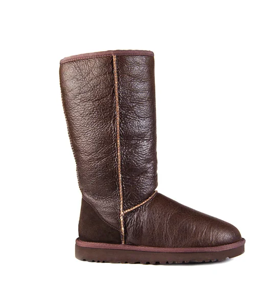 Bruin ugg boot — Stockfoto