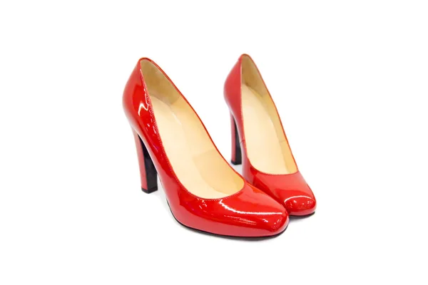 Zapatos femeninos rojos-7 — Foto de Stock